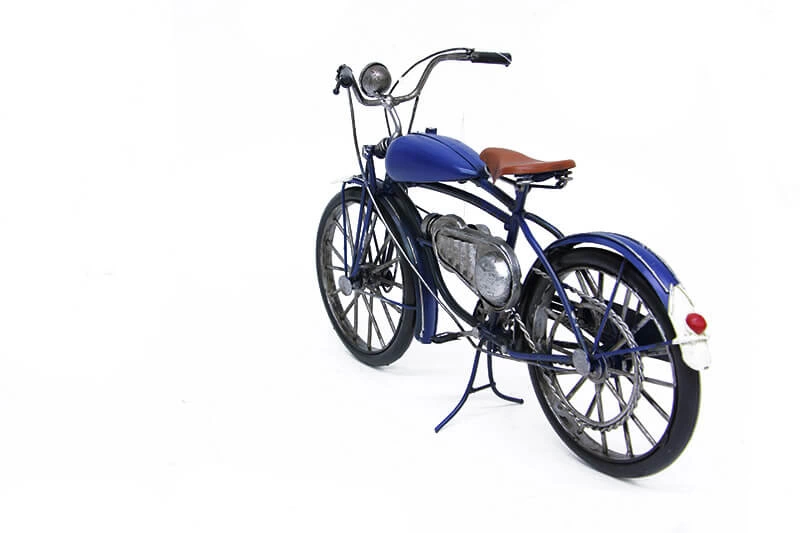 Vintage Tasarım Dekoratif Metal Bisiklet Elektrikli ( Lisinya )