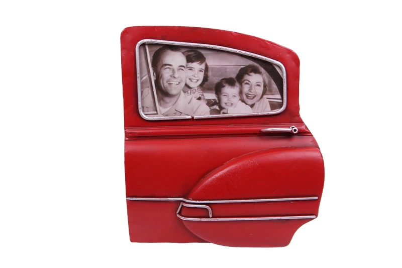 Vintage Tasarım Dekoratif Metal Çerçeve Araba Kapısı Temalı ( Lisinya )