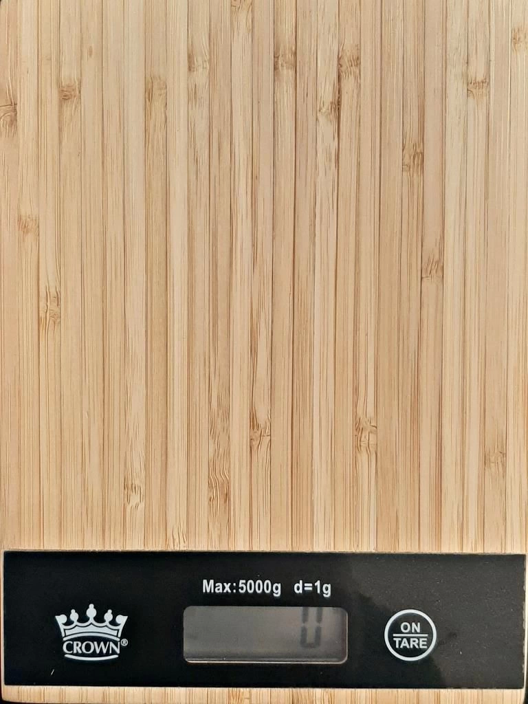 Dijital Lcd Mutfak Tartısı Terazisi 5kg Bambu Desenli ( Lisinya )