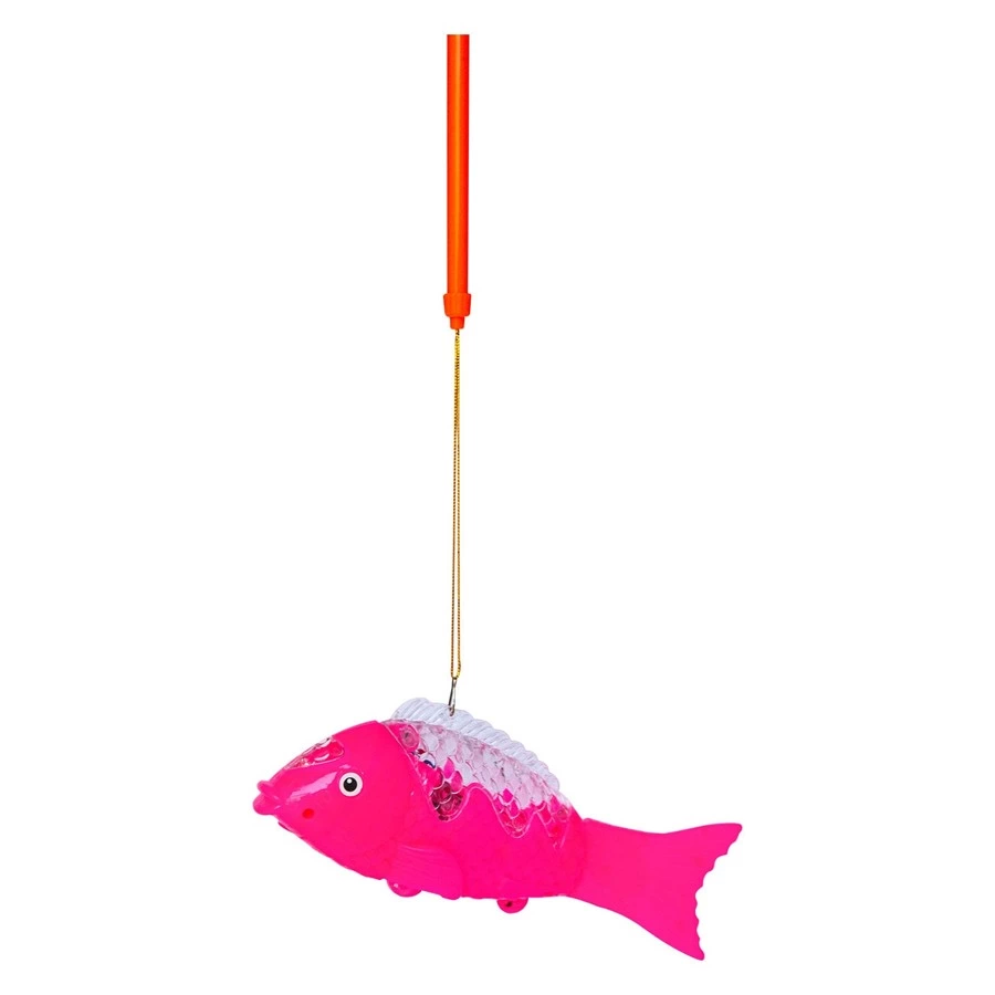 Hareketli Kuyruklu Müzikli Işıklı Yerde Yürüyen Pilli Renkli Oyuncak Balık ( Lisinya )