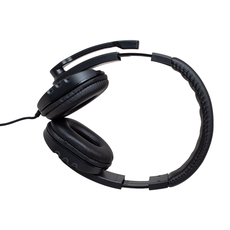 Hl-5351 3.5mm Stereo Kablolu Ledli Mikrofonlu Siyah Oyuncu Kulaklık ( Lisinya )