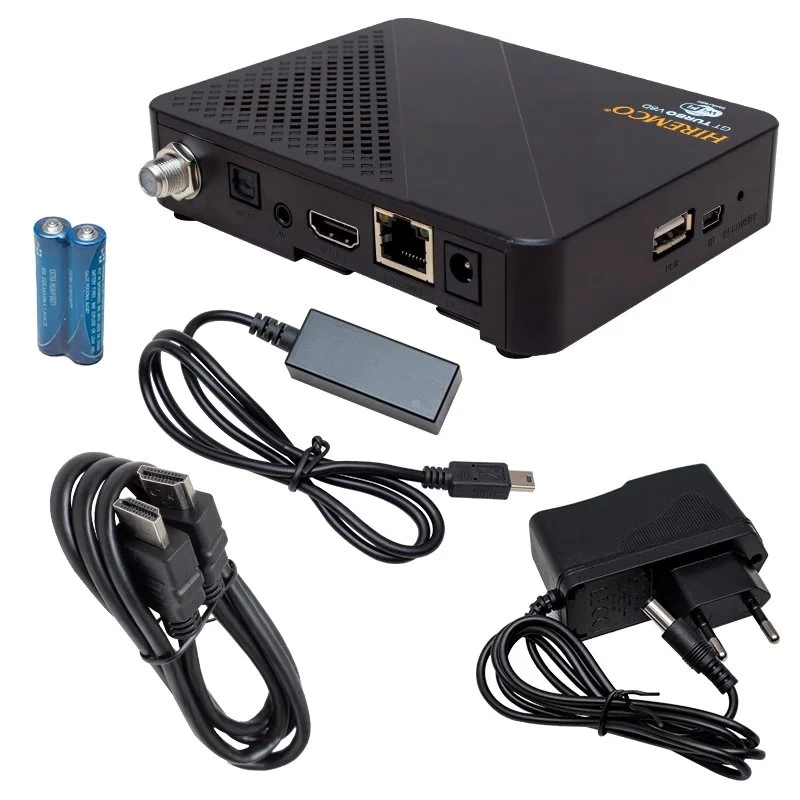 Hıremco Gt Turbo V8d+ Hd Ip Tv Plus Ethernetli Lınux Tabanlı Dahili Kablosuz Full Hd Mini Uydu Alıcısı ( Lisinya )