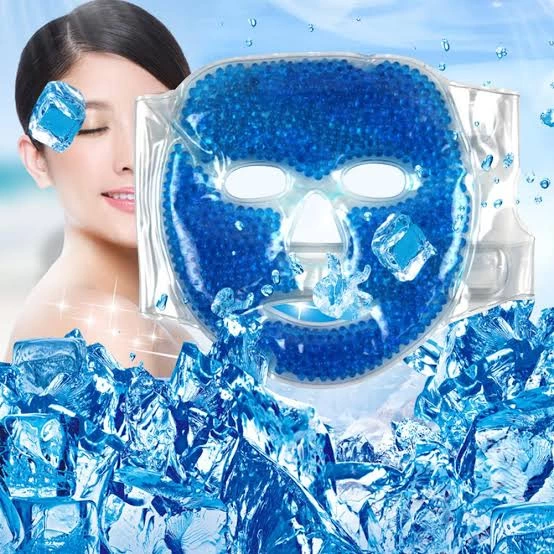 Jel Buz Paketi Soğutma Yüz Maskesi Baş Ağrısı Yastık Rahatlatıcı Kozmetik Maske ( Lisinya )