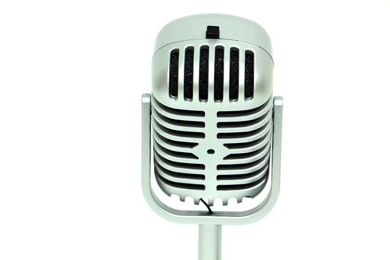 Karaoke Mikrofon Silver ( Lisinya )