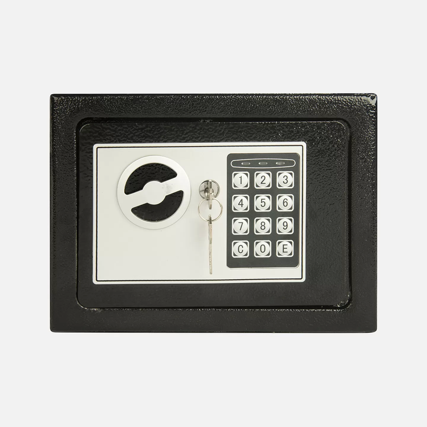 Kilitli Güvenli Ve Tasarımlı Ev Ofis Tipi Şifreli Kasa (siyah) ( Lisinya )
