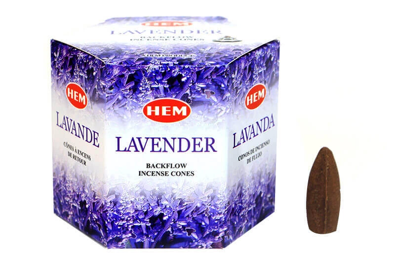 Lavender Back Flow Cones ( Lisinya )