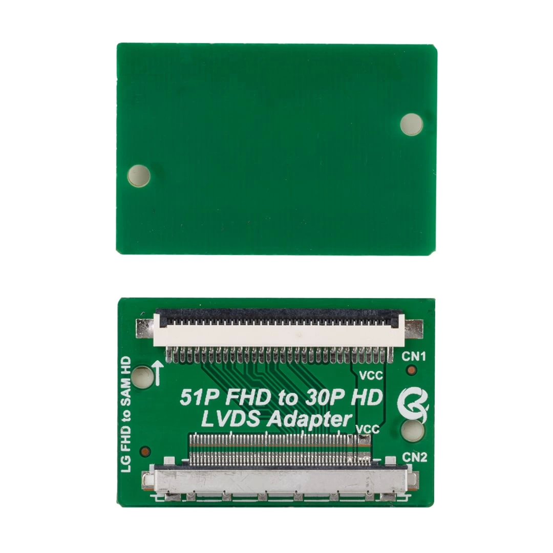 Lcd Panel Flexi Repair Kart 51p Fhd To 30p Hd Lvds Lvds To Fpc Lg In Samsung Out Qk0806b ( Lisinya )