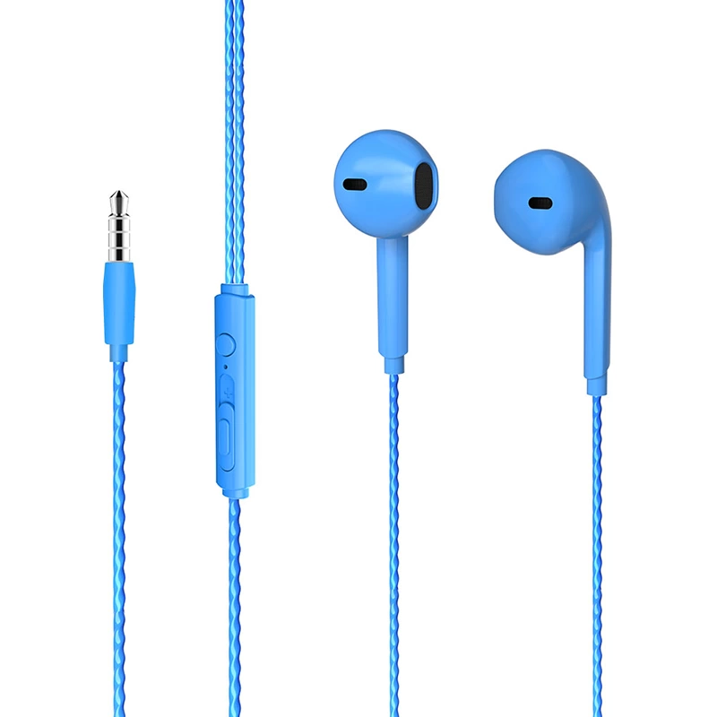 Lenovo Lecoo Eh104bl 3.5mm Jacklı Kablolu Kulak İçi Mikrofonlu Mavi Kulaklık ( Lisinya )