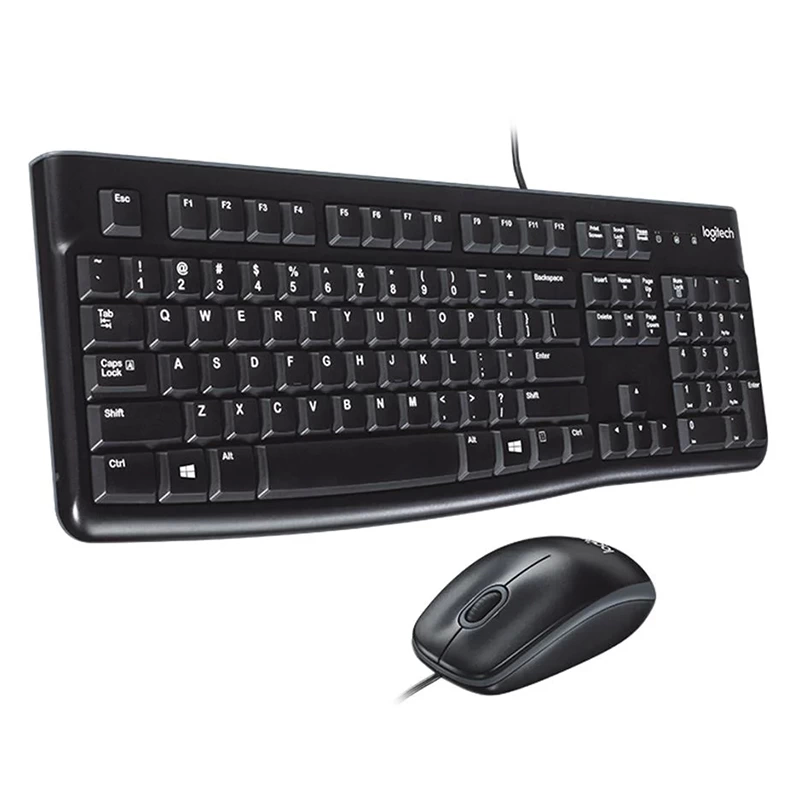 Logıtech Mk120 Usb Q Siyah Kablolu Klavye+mouse Set ( Lisinya )