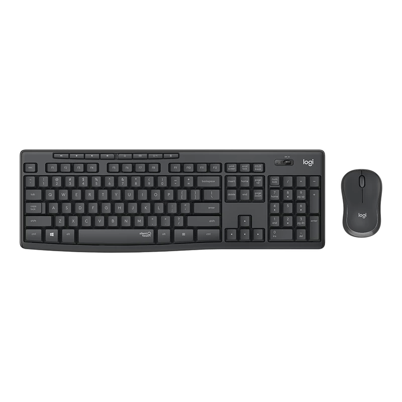 Logıtech Mk295 Q Tr Siyah Kablosuz Klavye+mouse Set ( Lisinya )