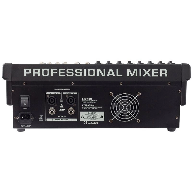 Magıcvoıce Mv-a1200 12 Xf Ch-2x650-w Usb/bt Power Mıxer ( Lisinya )