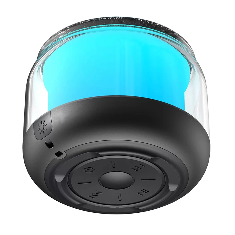 Magıcvoıce S-300 Şeffaf Camlı Renkli 5w Taşınabilir Bluetooth Hoparlör ( Lisinya )