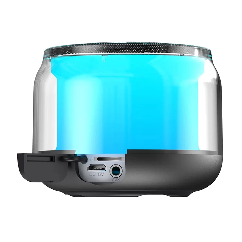 Magıcvoıce S-300 Şeffaf Camlı Renkli 5w Taşınabilir Bluetooth Hoparlör ( Lisinya )