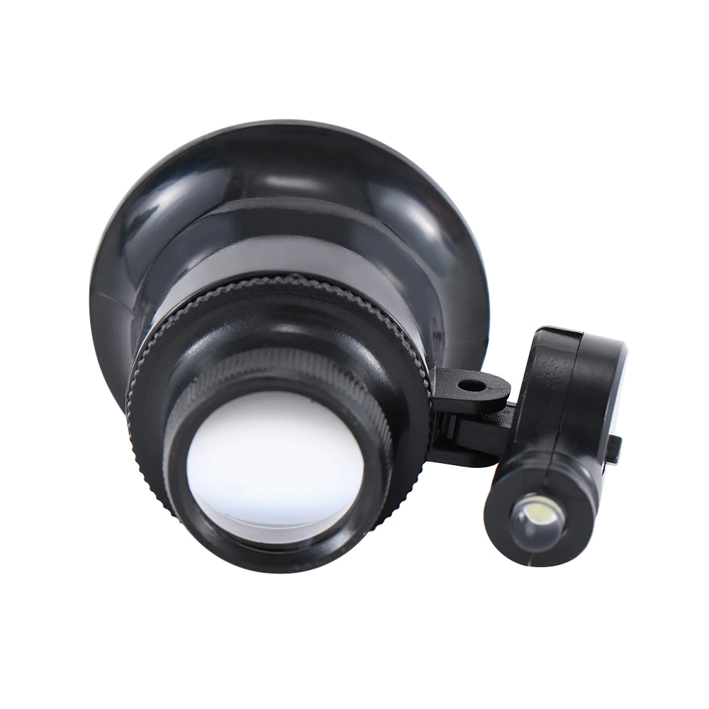 Nikula-20x Büyütmeli,saat,takı Onarım Için Cam Lensli Optik Işıklı  Göz Büyüteç-mg13b--9a ( Lisinya )