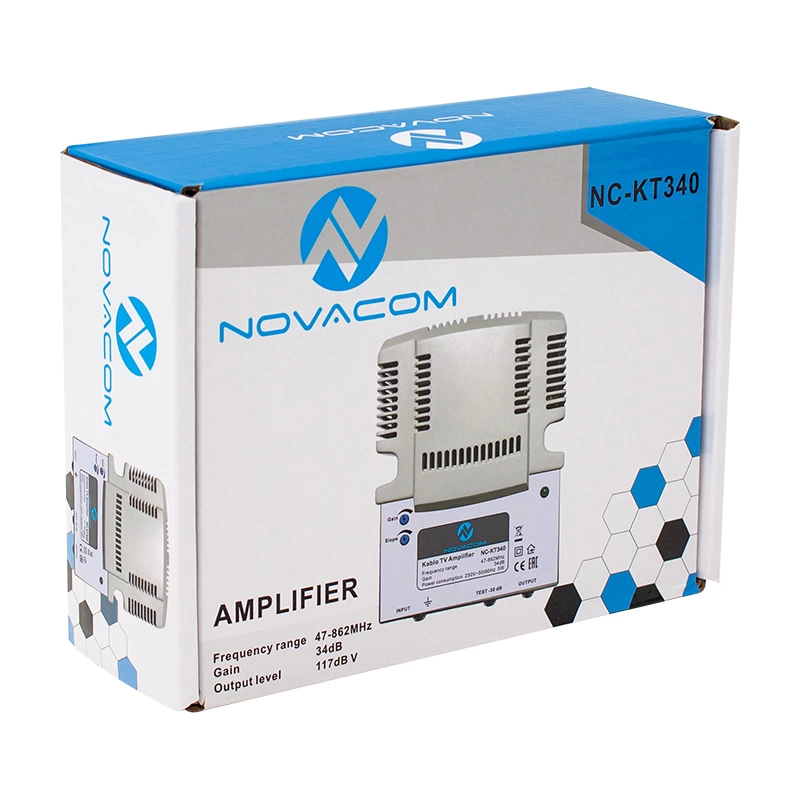 Novacom Nc-kt340 47-862mhz 34db Kablo Tv Amplıfıer Hat Yükseltici ( Lisinya )