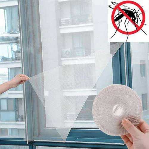Pencere Cam Sineklik-beyaz ( 150 Cm X 100 Cm)+5m Bant ( Lisinya )