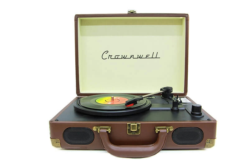 Pikap Çantalı Crownwell Önden Hoparlörlü Kahverengi Bluetooth Ve Şarjlı ( Lisinya )