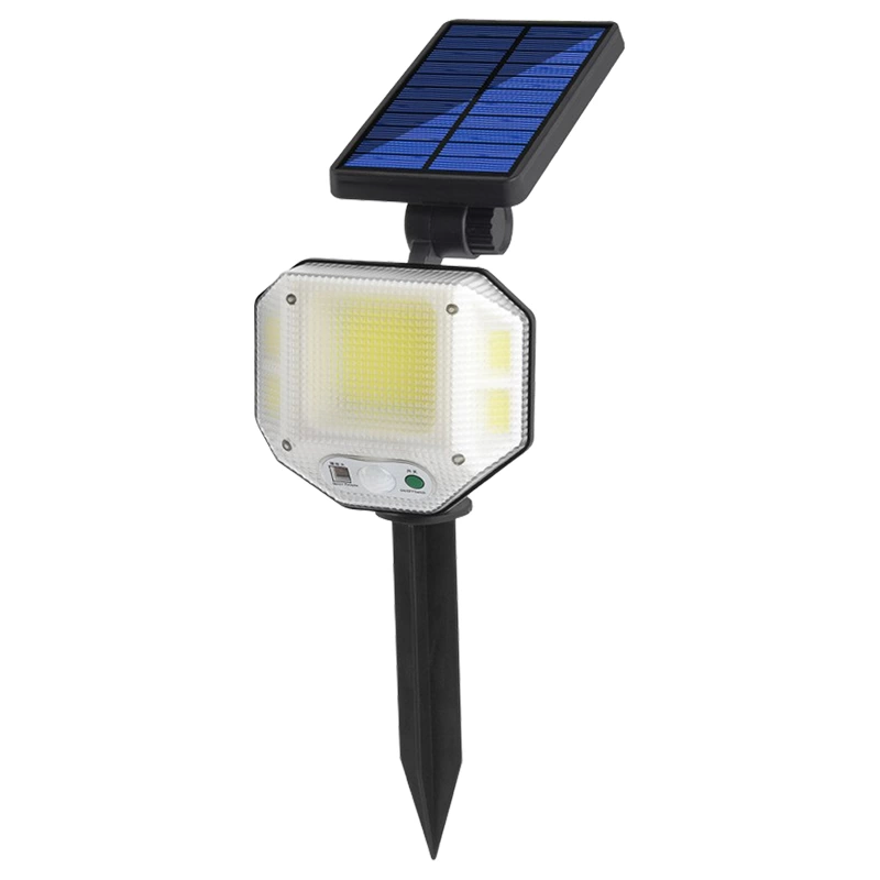 Pm-14917 Sensörlü Kumandalı 3 Kademeli Solarlı Bahçe Aydınlatma Lambası ( Lisinya )
