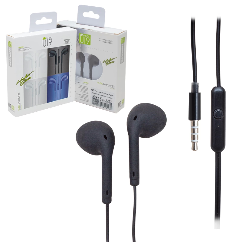 Pm-3767 3.5 Mm Jacklı Mikrofonlu Siyah Kulak İçi Kulaklık ( Lisinya )