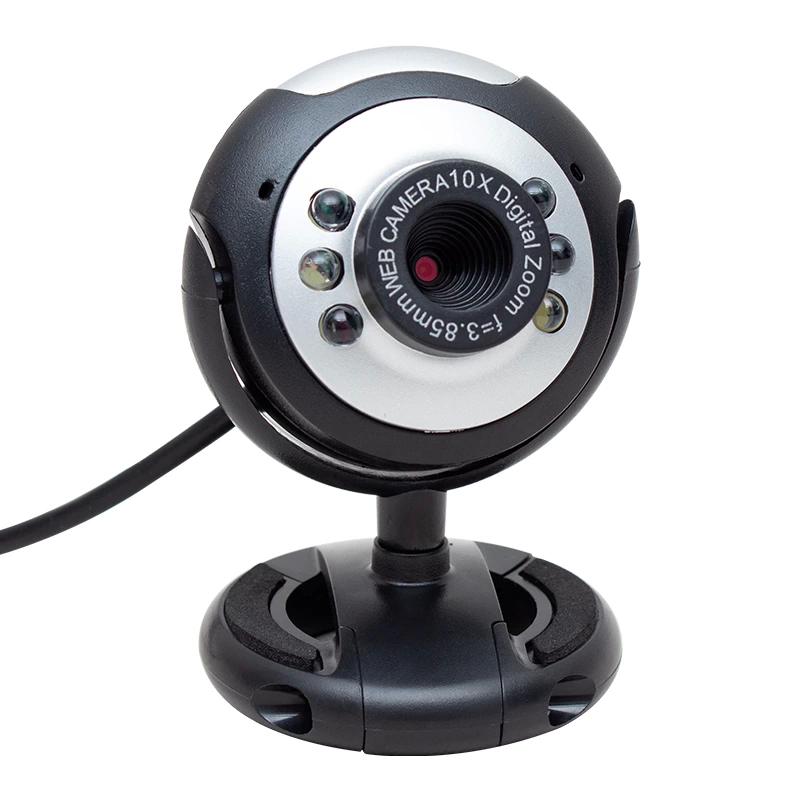 Pm-3962 1.3 Mp 10x Zoom 6 Ledli Mikrofonlu Usb Webcam ( Lisinya )