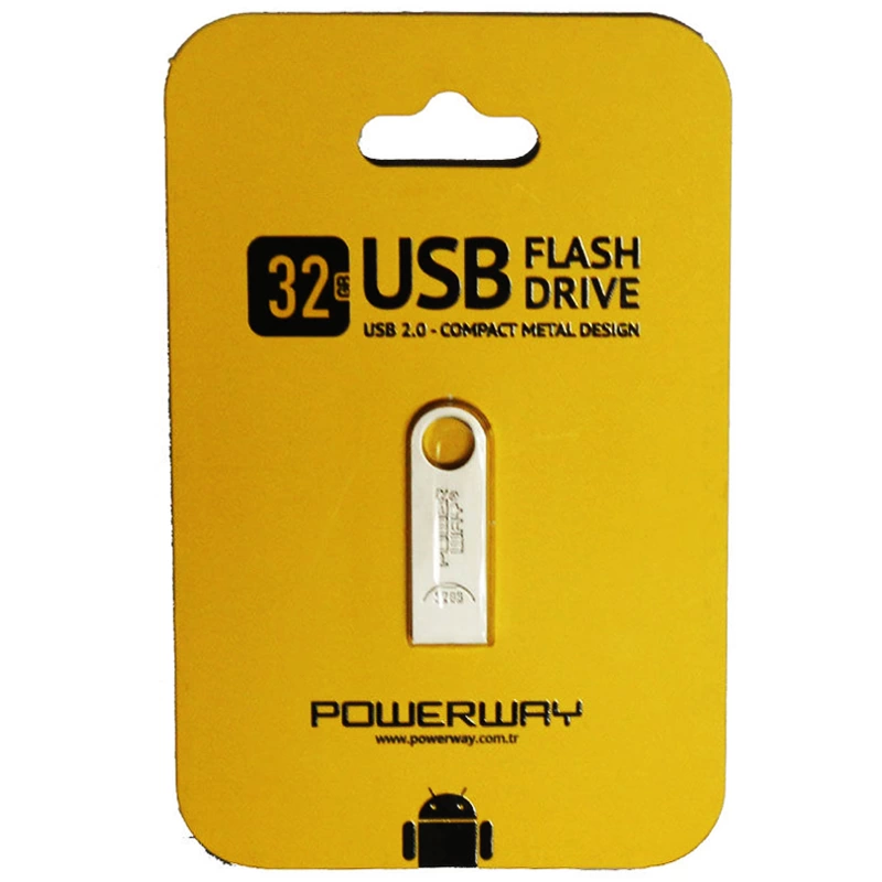 32 Gb Metal Usb 2.0 Flash Bellek ( Lisinya )