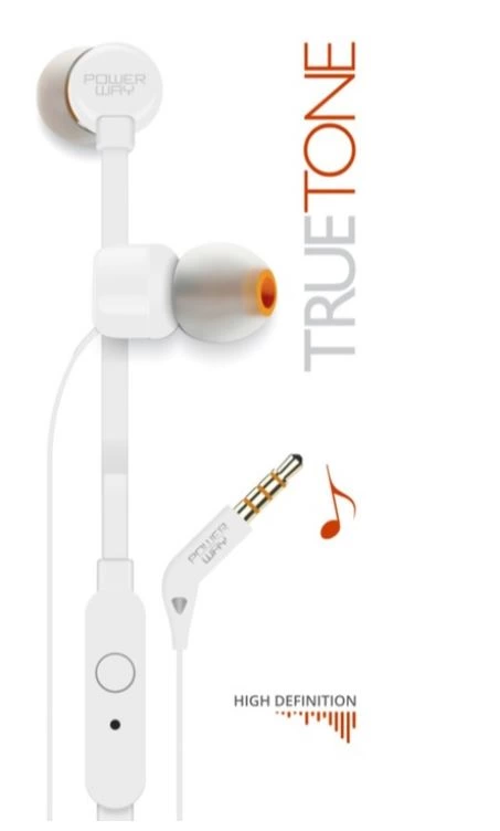 Truetone Beyaz Mikrofonlu Kulak İçi Kulaklık ( Lisinya )