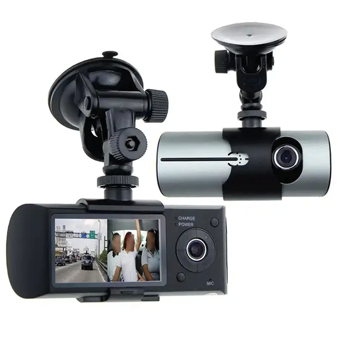 R300 Gpsli Çift Kameralı Araç İçi Dvr Kamera Set 32 Gb Kart Destekli ( Lisinya )