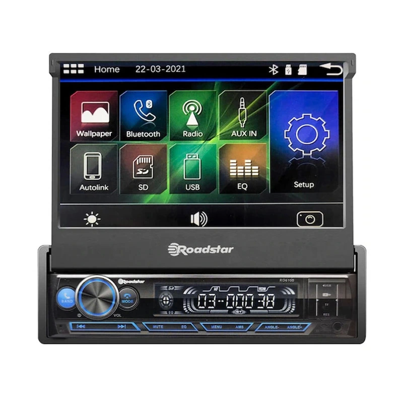 Roadstar Rd-6100 7 Indash Bluetoothlu Multimedya Oto Teyp 4x50 Watt ( Lisinya )