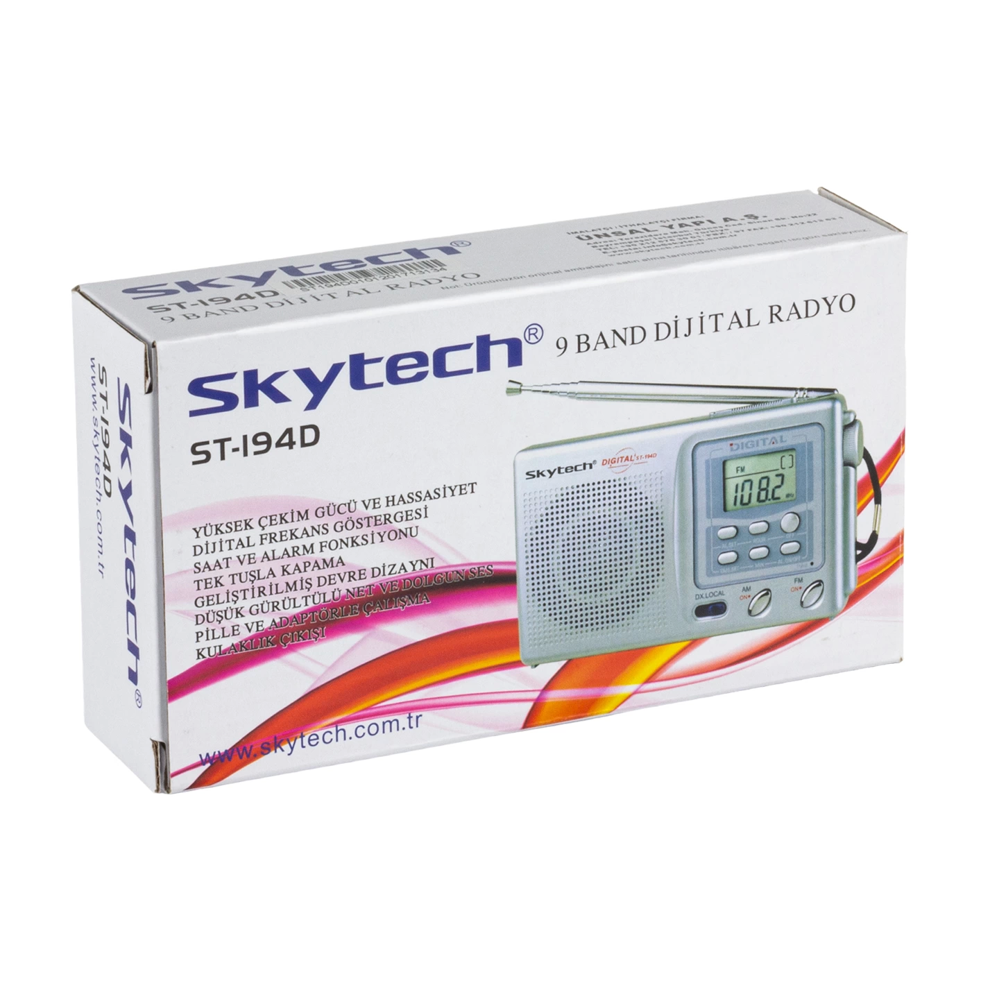 Skytech St-194d 9 Bant Dijital Fm Radyo ( Lisinya )