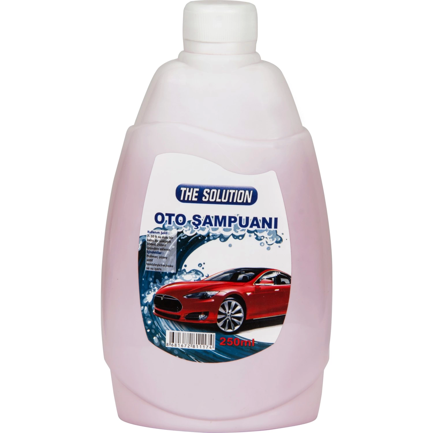 The Solution Oto Araç Temizleme Şampuanı Ve Süngeri 500 Ml ( Lisinya )