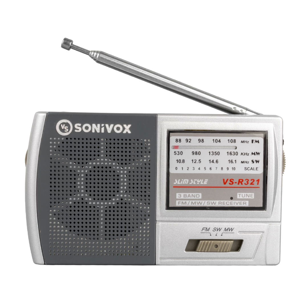 Sonıvox Vs-r321 Gümüş Renk Cep Tipi Analog Fm Radyo ( Lisinya )