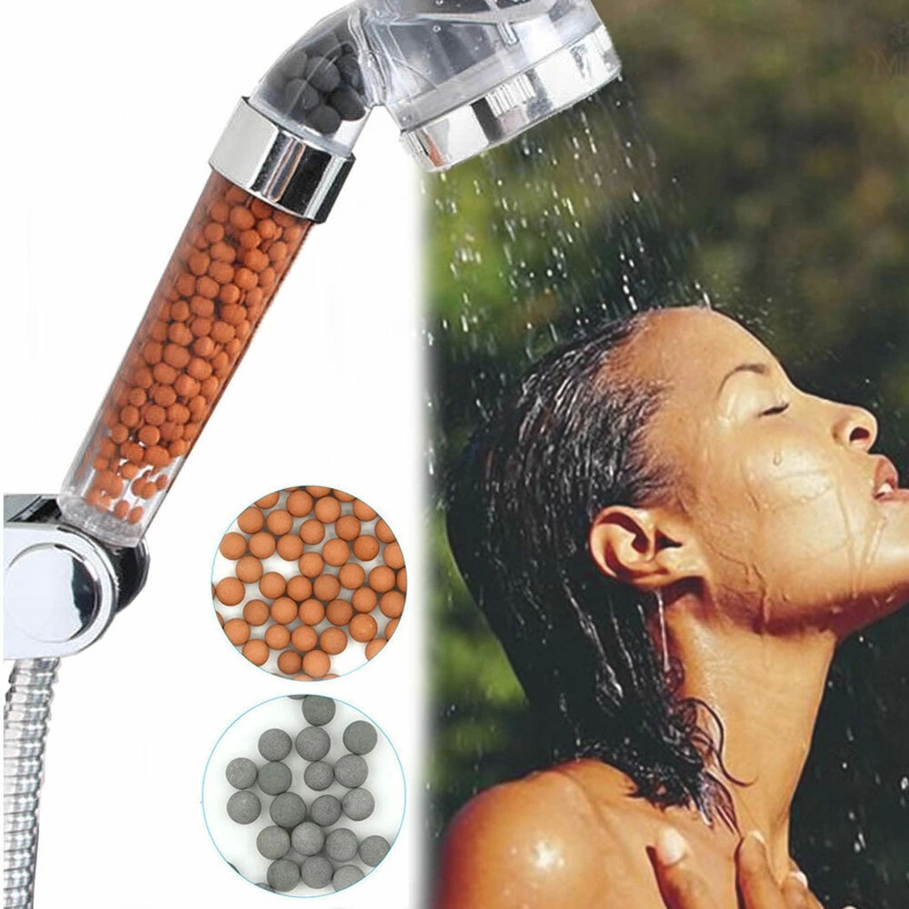 Su Arıtmalı Duş Başlığı Tasarruflu Boncuklu Banyo Duş Başlığı ( Lisinya )