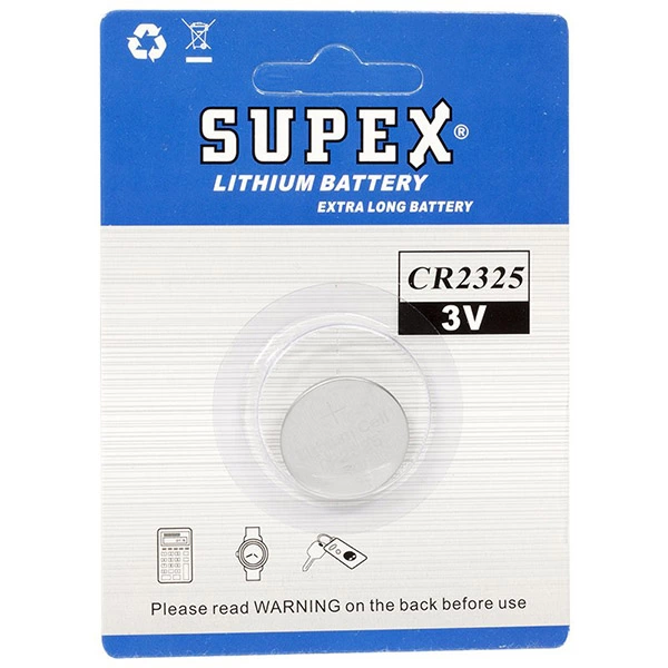 Supex Cr2325 3 Volt Lityum Pil Tekli ( Lisinya )