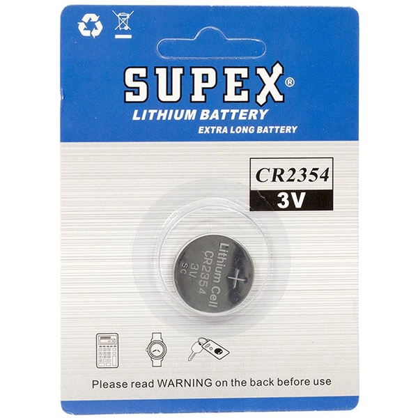 Supex Cr2354 3 Volt Lityum Pil Tekli ( Lisinya )