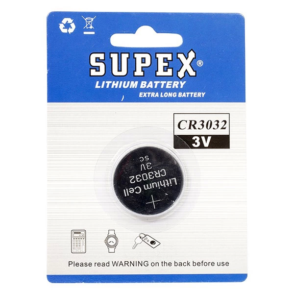 Supex Cr3032 3 Volt Lityum Pil Tekli ( Lisinya )