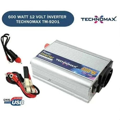 Teknomax 600w İnverter Dönüştürücü ( Lisinya )