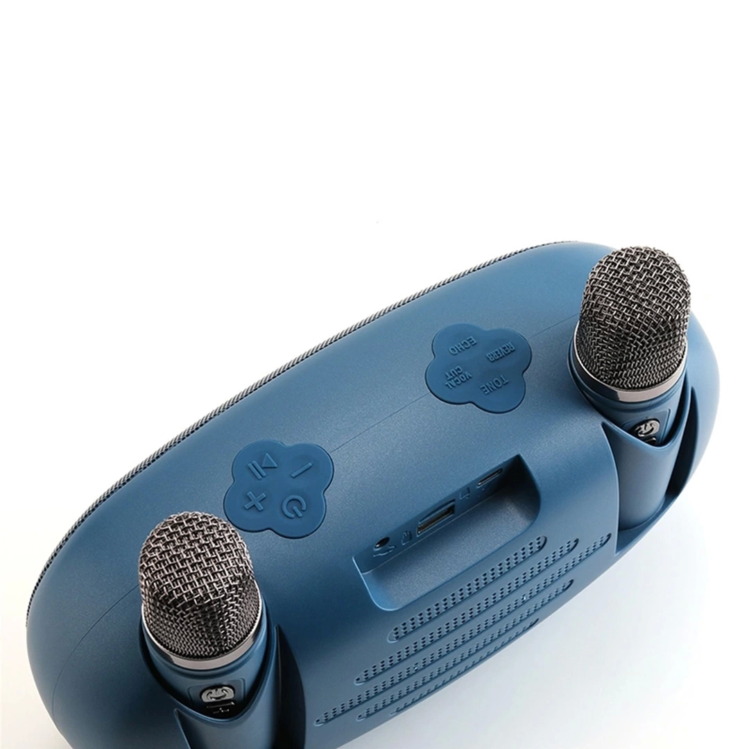 Tg Tg542dk Usb/sd/fm/bluetooth Destekli Taşınabilir 2 El Mikrofonlu Led Işıklı Wıreless Hoparlör ( Lisinya )