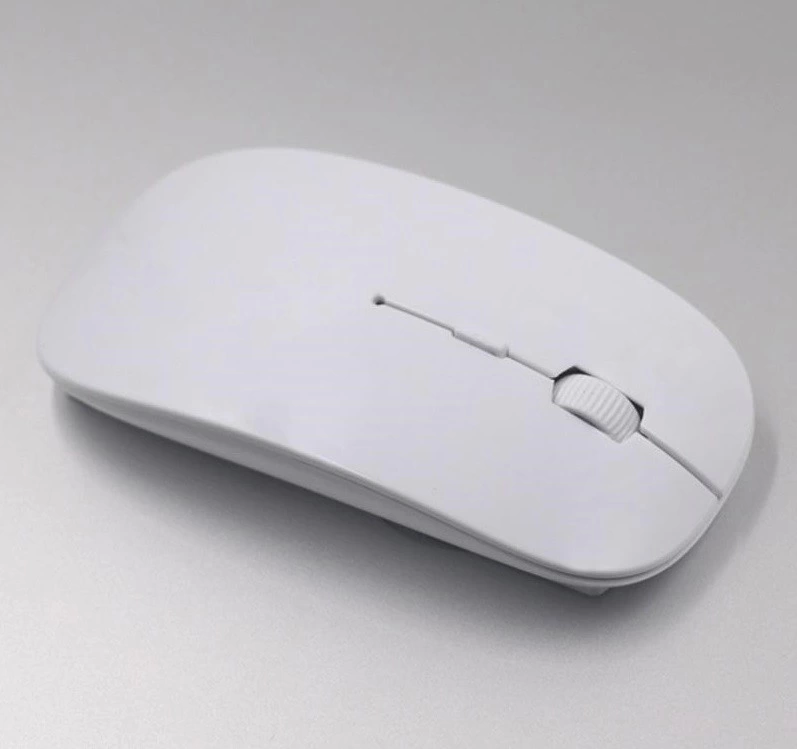 Ultra İnce Usb Bilgisayar Pc Dizüstü Masaüstü Kablosuz Mouse (beyaz) ( Lisinya )