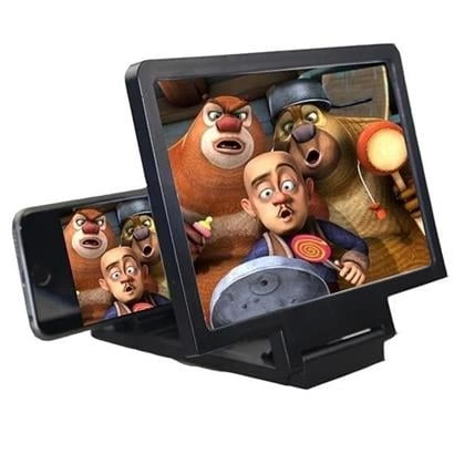 Universal Telefon Tablet Ekran Büyütücü Standlı Projektör Aleti ( Lisinya )