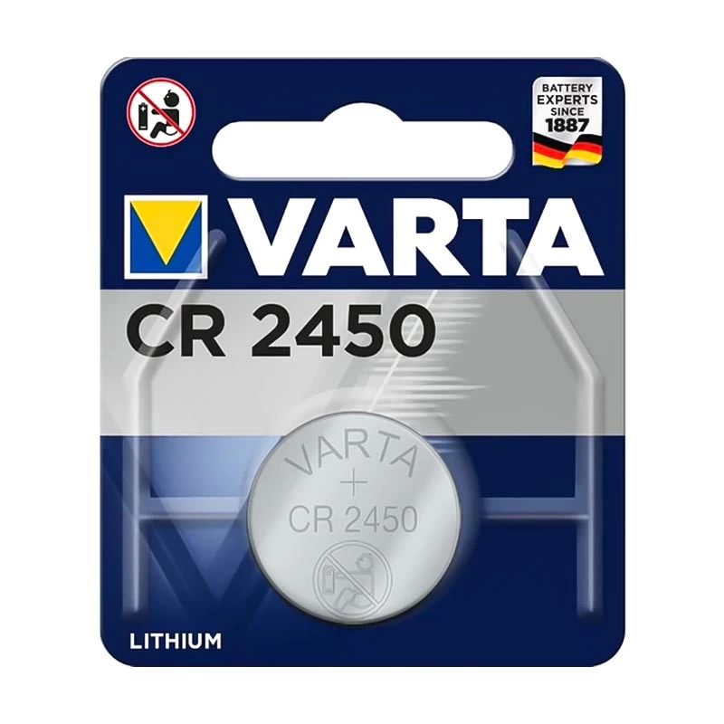 Cr2450 3 Volt Lityum Pil Tekli ( Lisinya )