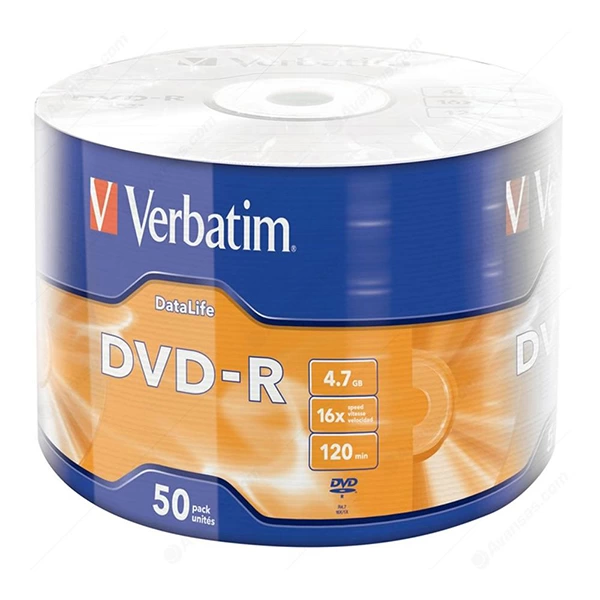 Verbatim Dvd-r 4.7gb 16x 120dk 50li Paket Fiyat ( Lisinya )