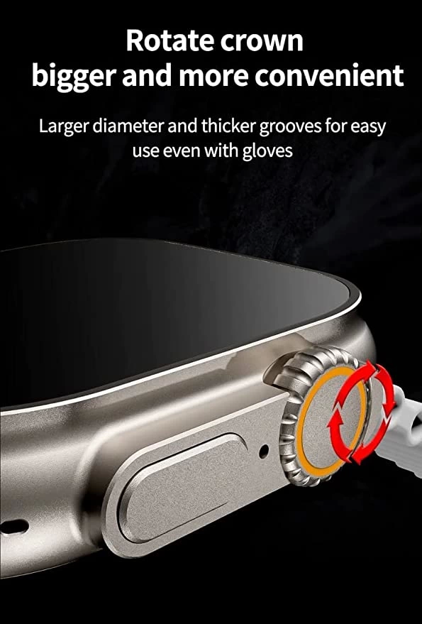 Ws28 Ultra 49mm Siri Tansiyon Ateş Nabız Ölçer Akıllı Saat ( Lisinya )