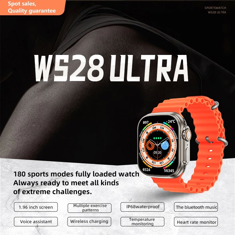 Ws28 Ultra Akıllı Saat | 49mm Geniş Ekran | Konuşma Özellikli | Su Geçirmez Akıllı Saat ( Lisinya )