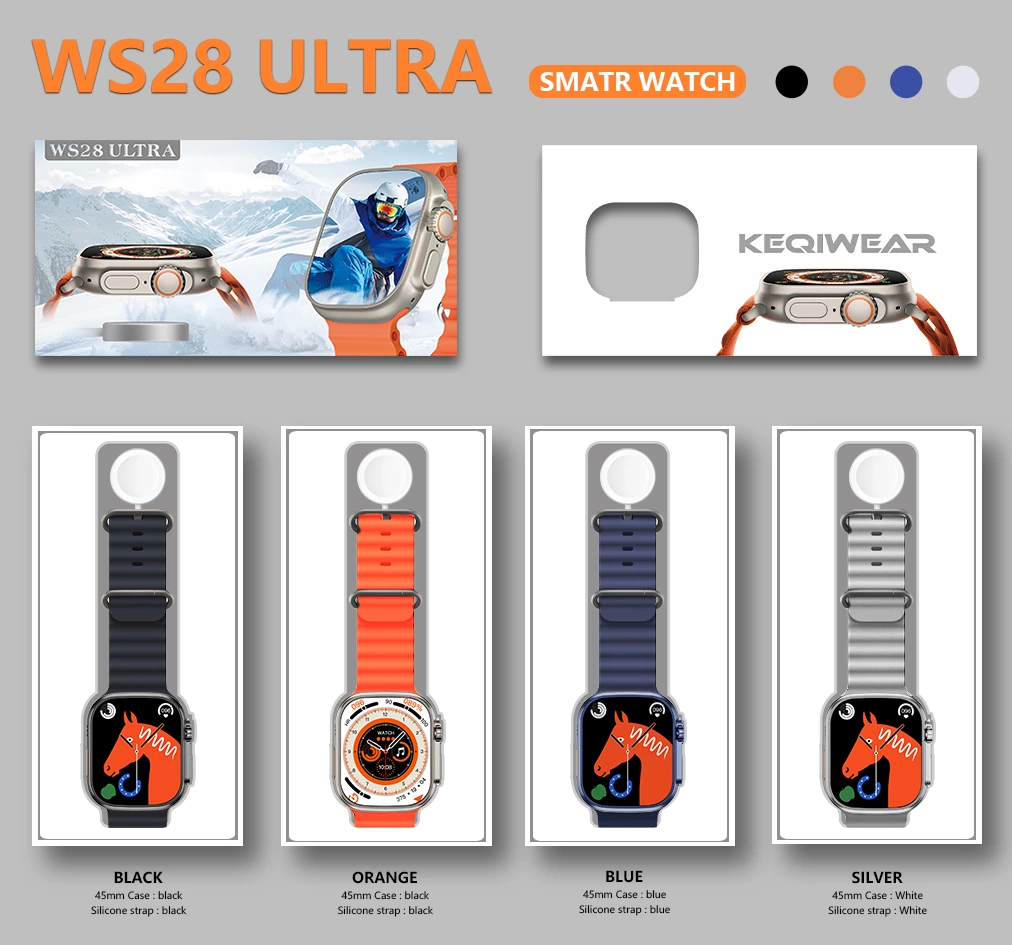 Ws28 Ultra Akıllı Saat | 49mm Geniş Ekran | Konuşma Özellikli | Su Geçirmez Akıllı Saat ( Lisinya )