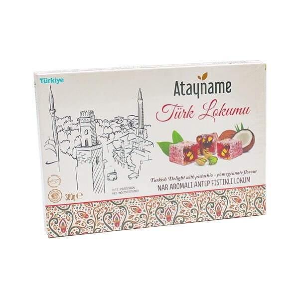 Lisinya Nar Aromalı Antep Fıstıklı Lokum 300 G