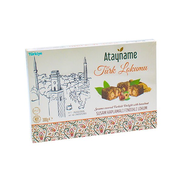 Lisinya Susam Kaplamalı Fındıklı Lokum 300 G