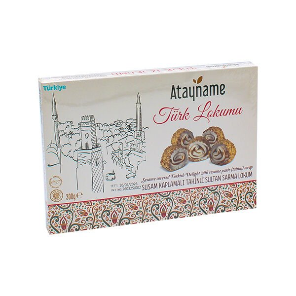 Lisinya Susam Kaplamalı Tahinli Sultan Sarma Lokum 300 G