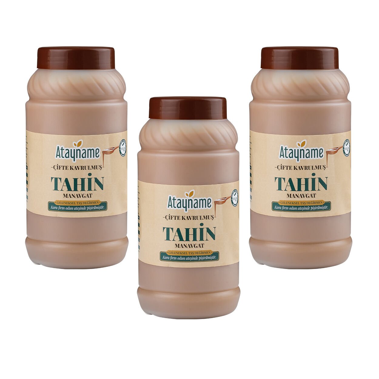 Lisinya Çifte Kavrulmuş Manavgat Tahin 900 G 3'lü Paket