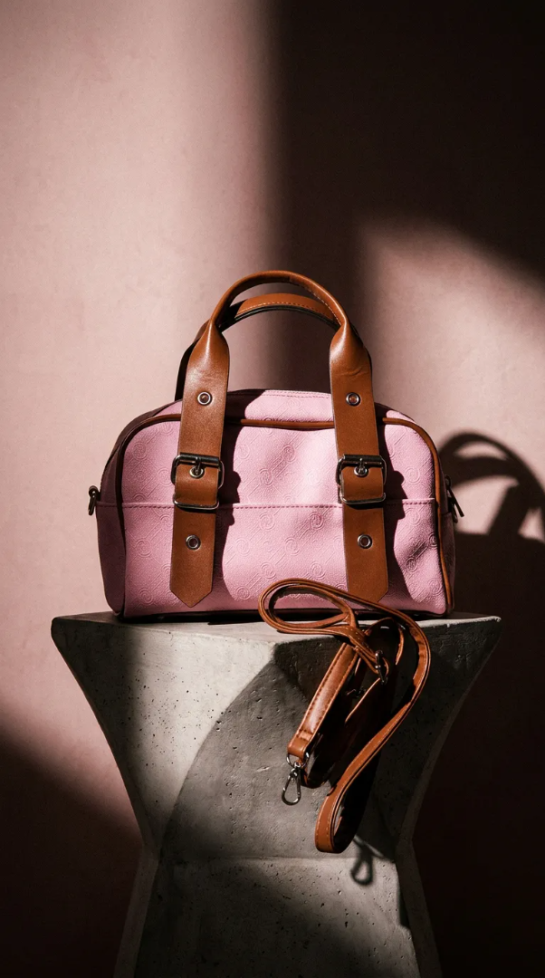 City Bloom Pembe Omuz Çantası - Lisinya