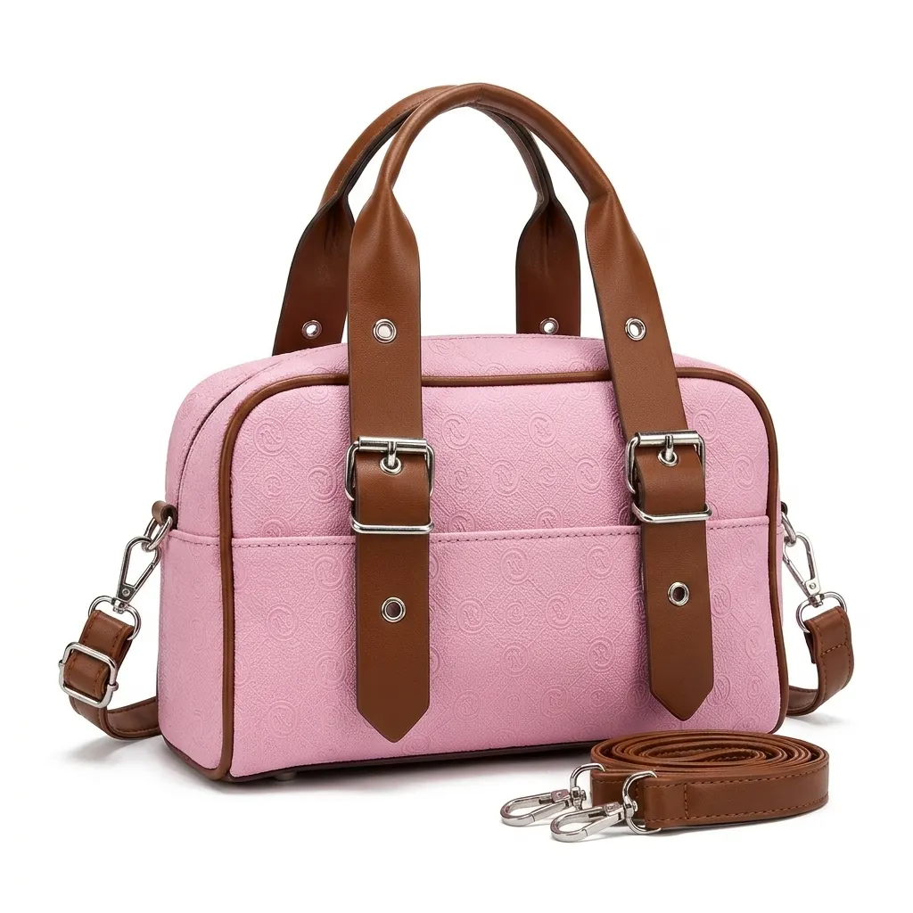 City Bloom Pembe Omuz Çantası - Lisinya